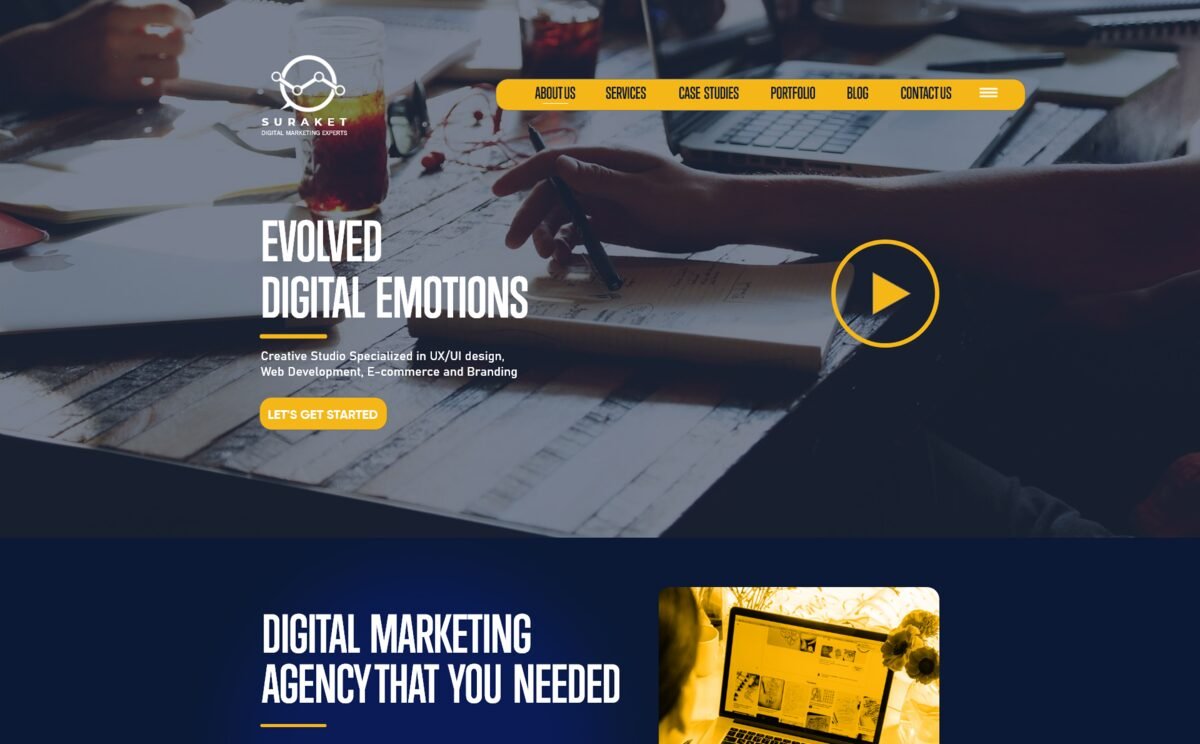 Suraket — Agency Website